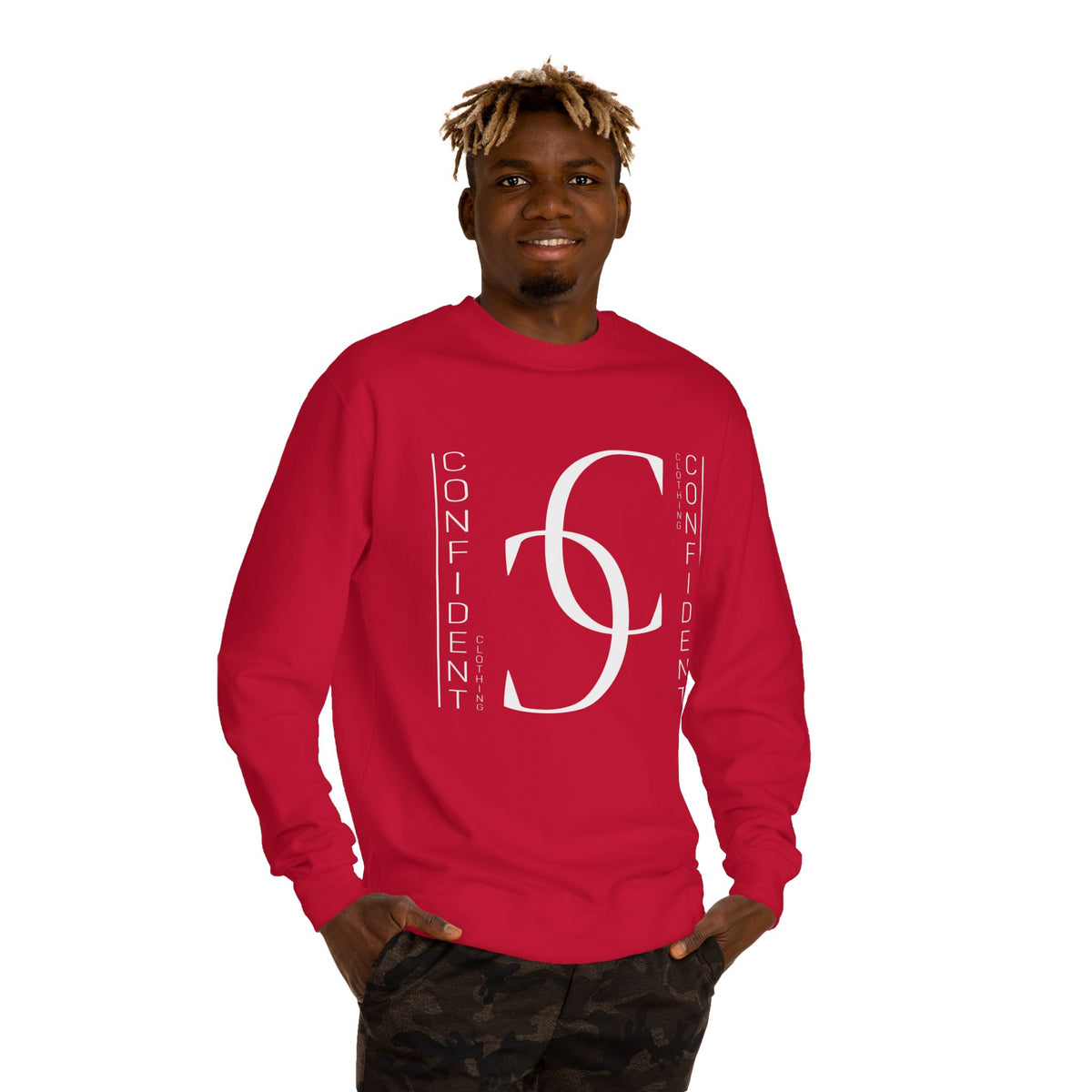 0.2 Confident Clothing Unisex Crew Neck Sweatshirt