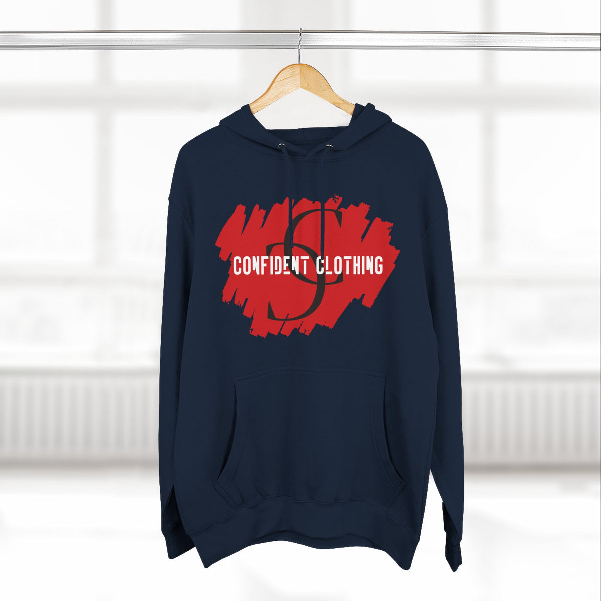 1.6 Confident Clothing Graphic Fleece Hoodie