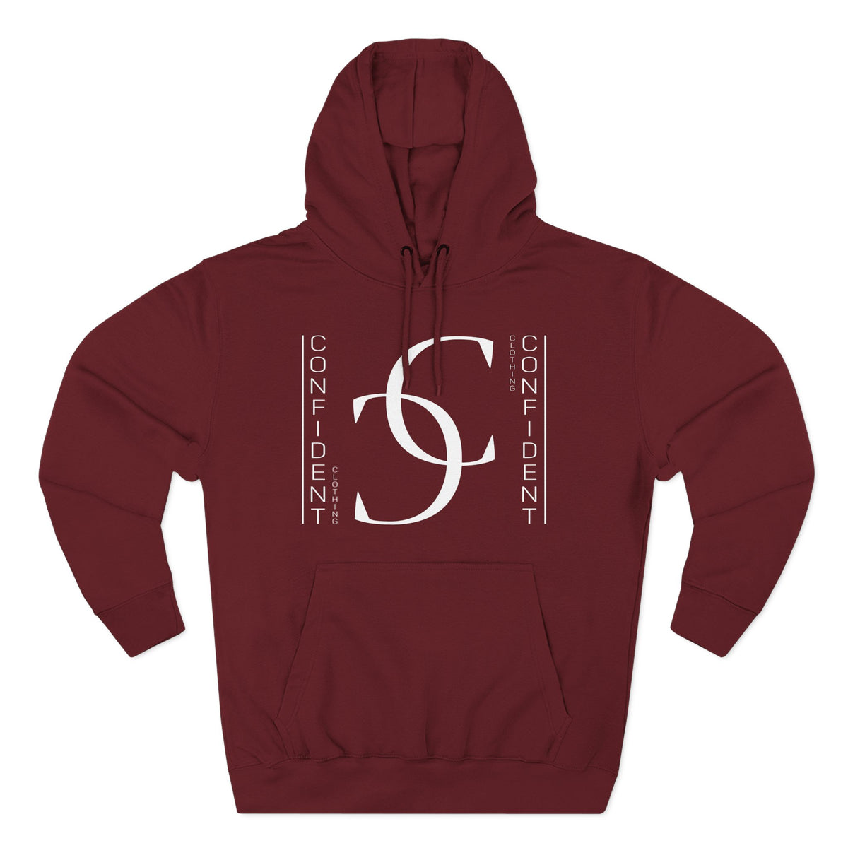1.2 Confident Clothing Casual Graphic Fleece Hoodie