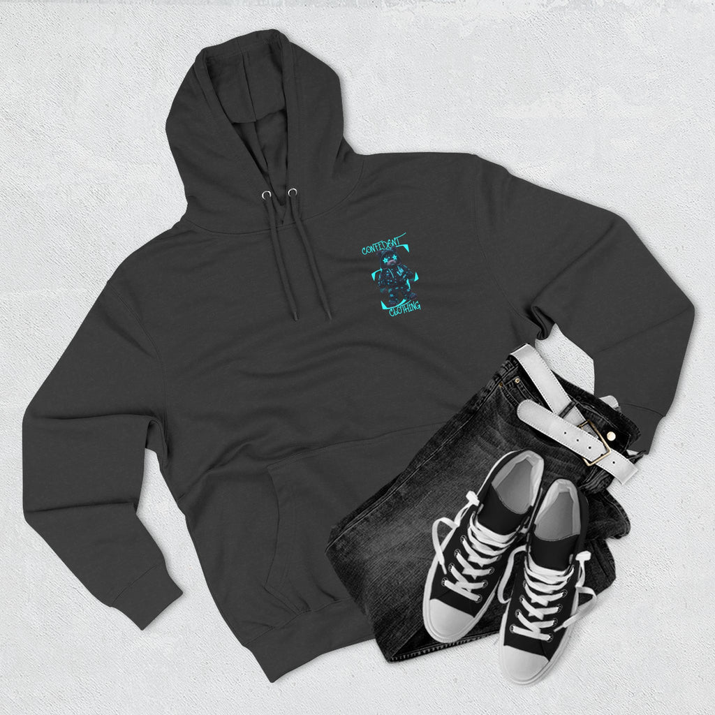 0.12 Confident Clothing Superstar Bear Graphic Fleece Hoodie