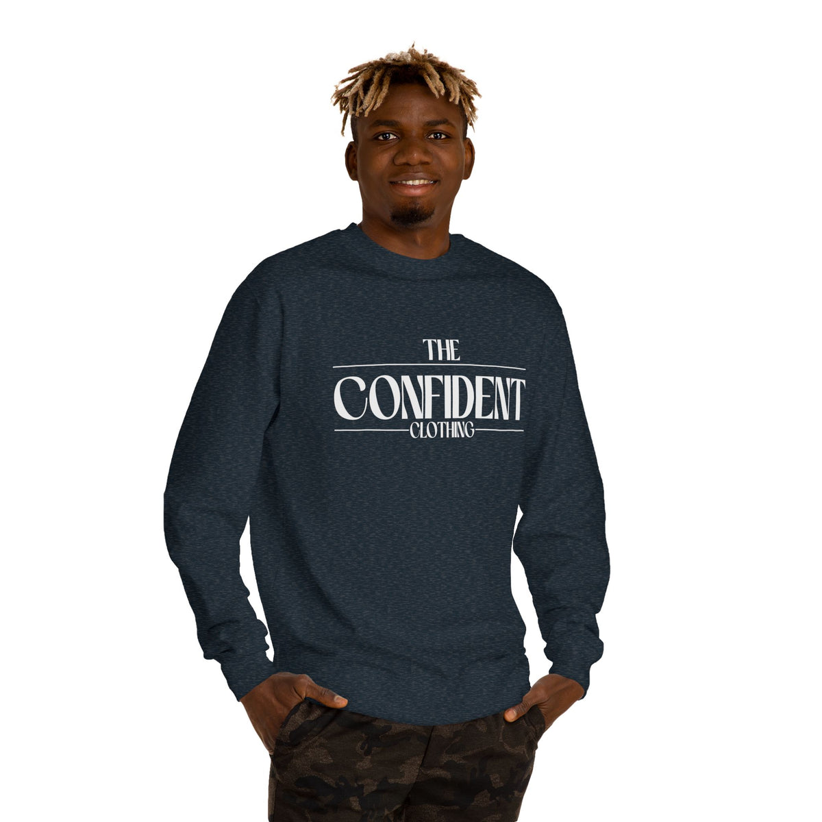 0.3 Confident Clothing Unisex Crew Neck Sweatshirt
