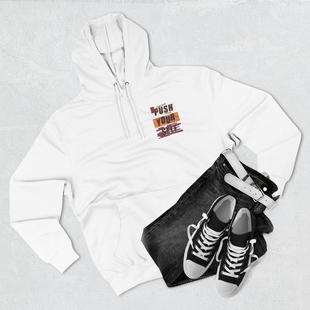 1.4 Confident Clothing Push Your Self Motivational Hoodie