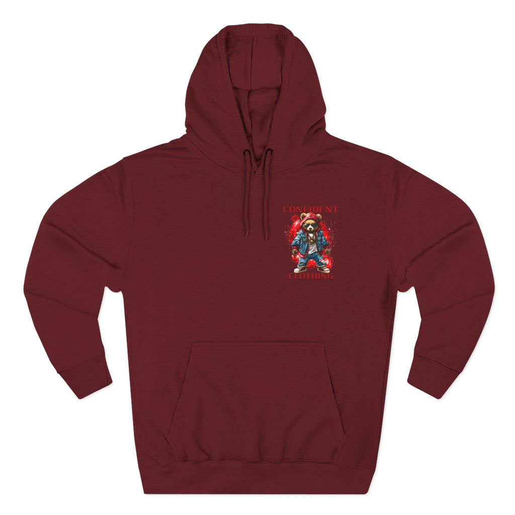 Confident Clothing Galaxy Bear Graphic Hoodie