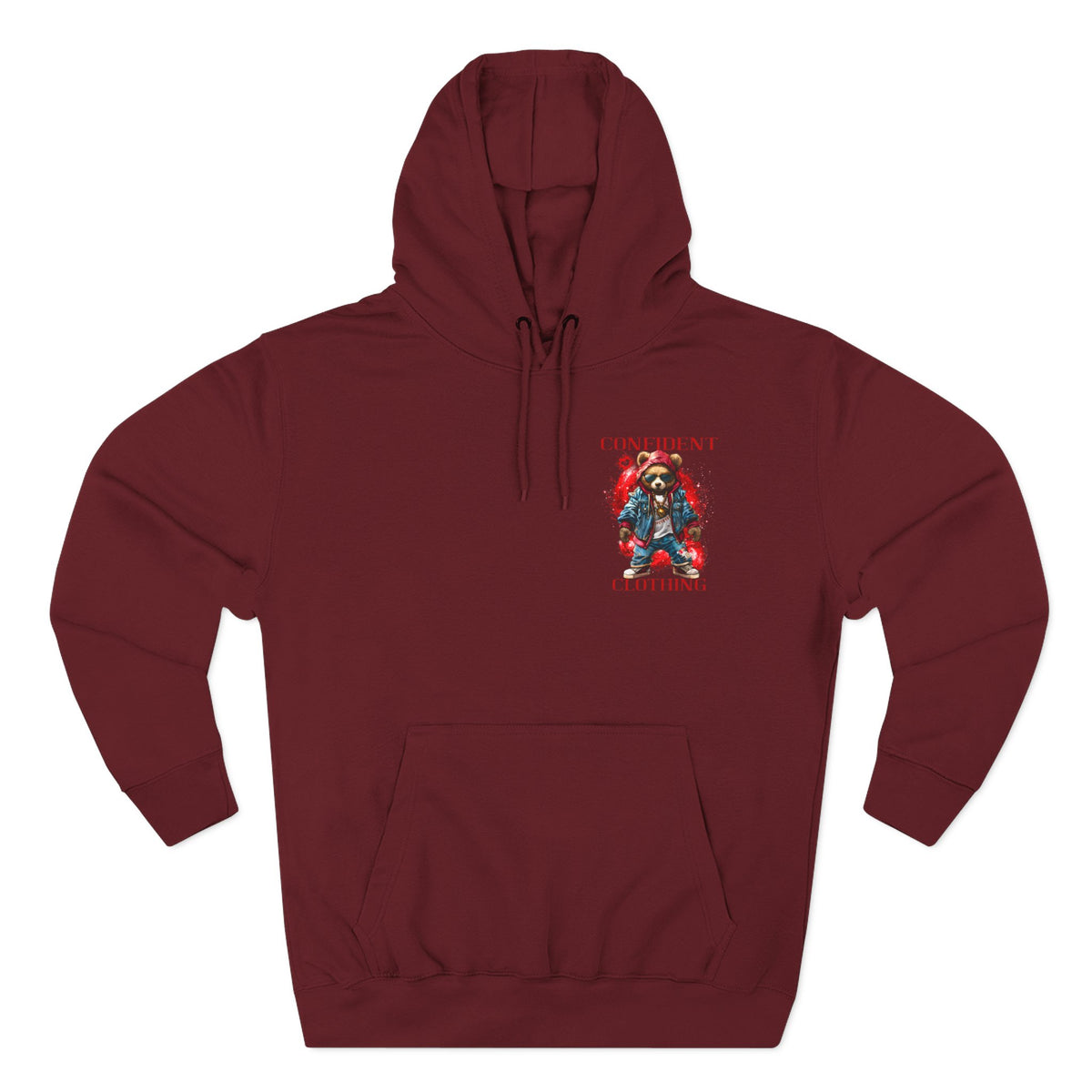 Confident Clothing Galaxy Bear Graphic Hoodie