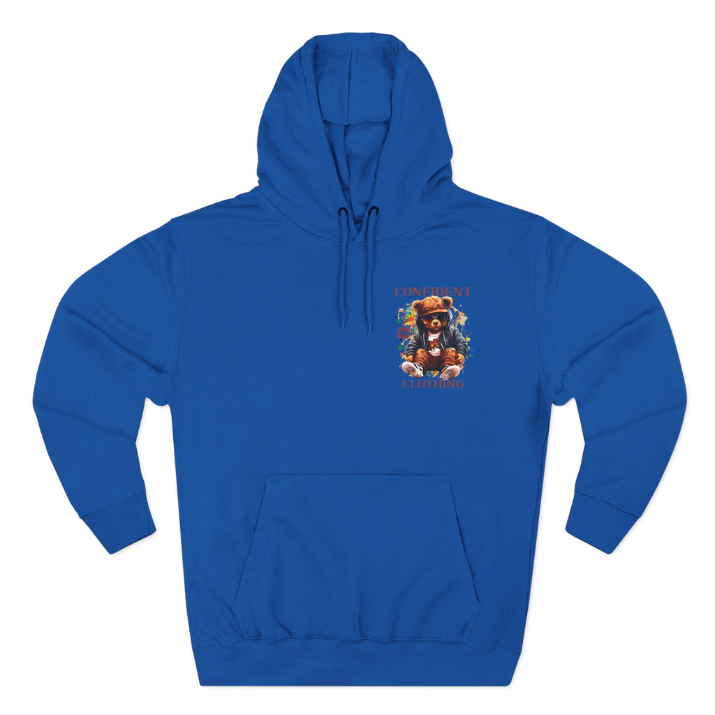 0.4 Confident Clothing Cool Bear Graphic Hoodie
