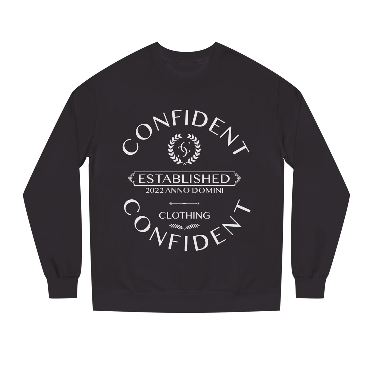 0.1 Confident Clothing Unisex Crew Neck Sweatshirt