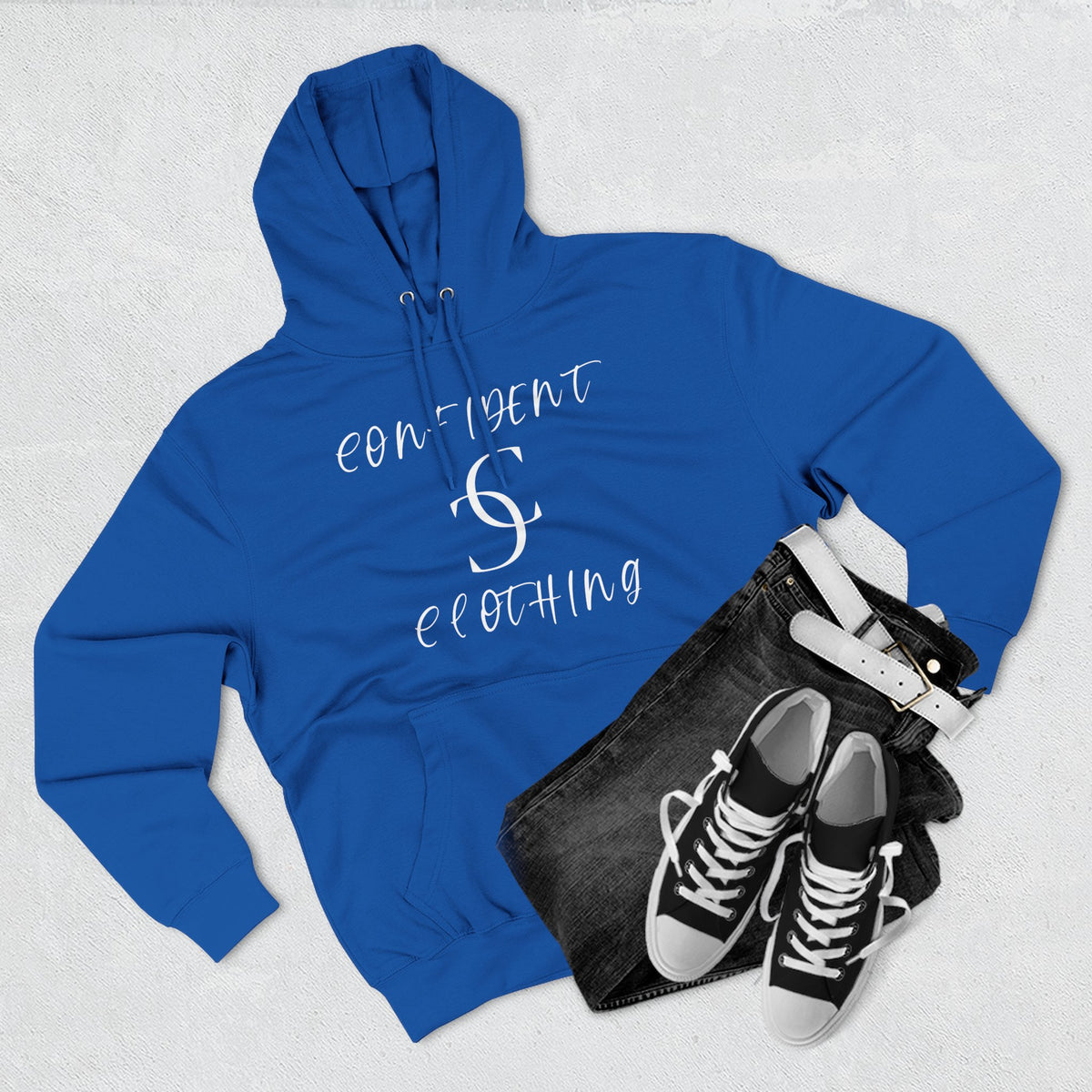 0.4 Confident Slaying Inspirational Fleece Hoodie