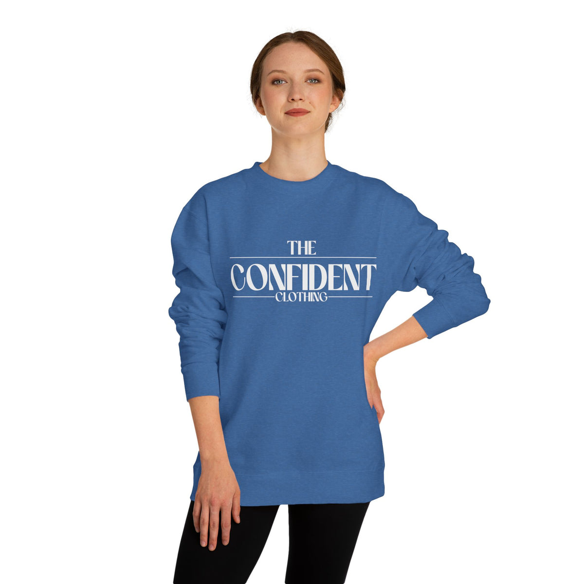 0.3 Confident Clothing Unisex Crew Neck Sweatshirt