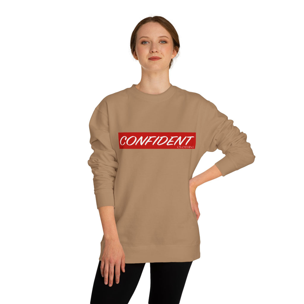 0.7 Confident Clothing Unisex Crew Neck Sweatshirt