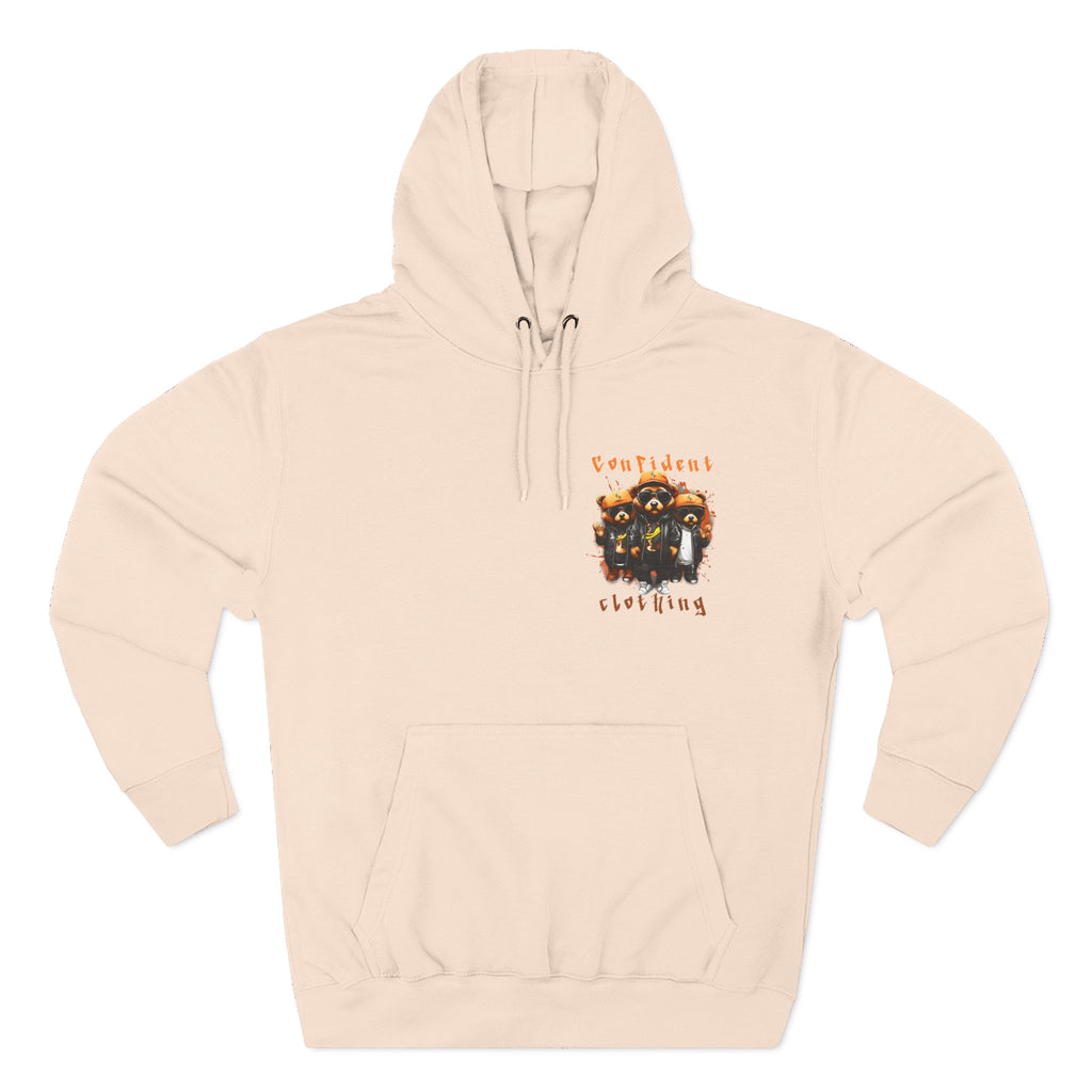 Confident Clothing Raccoon Crew Fleece Hoodie