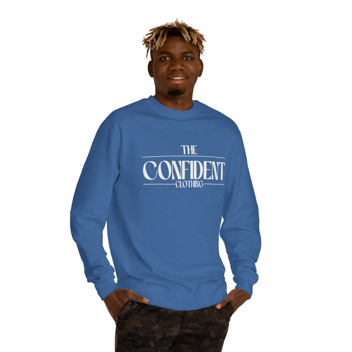 0.3 Confident Clothing Unisex Crew Neck Sweatshirt