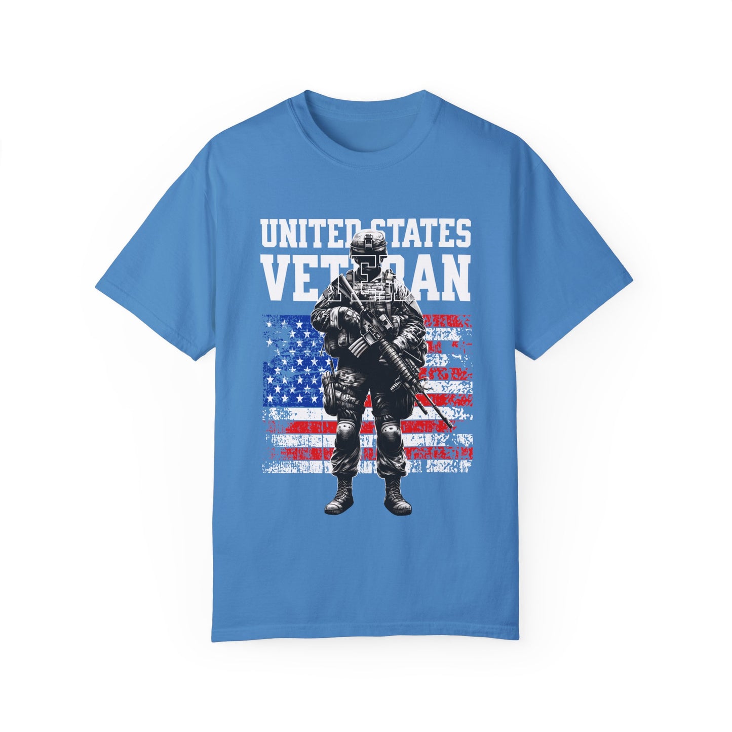 United States Veteran Unisex Garment-Dyed T-shirt