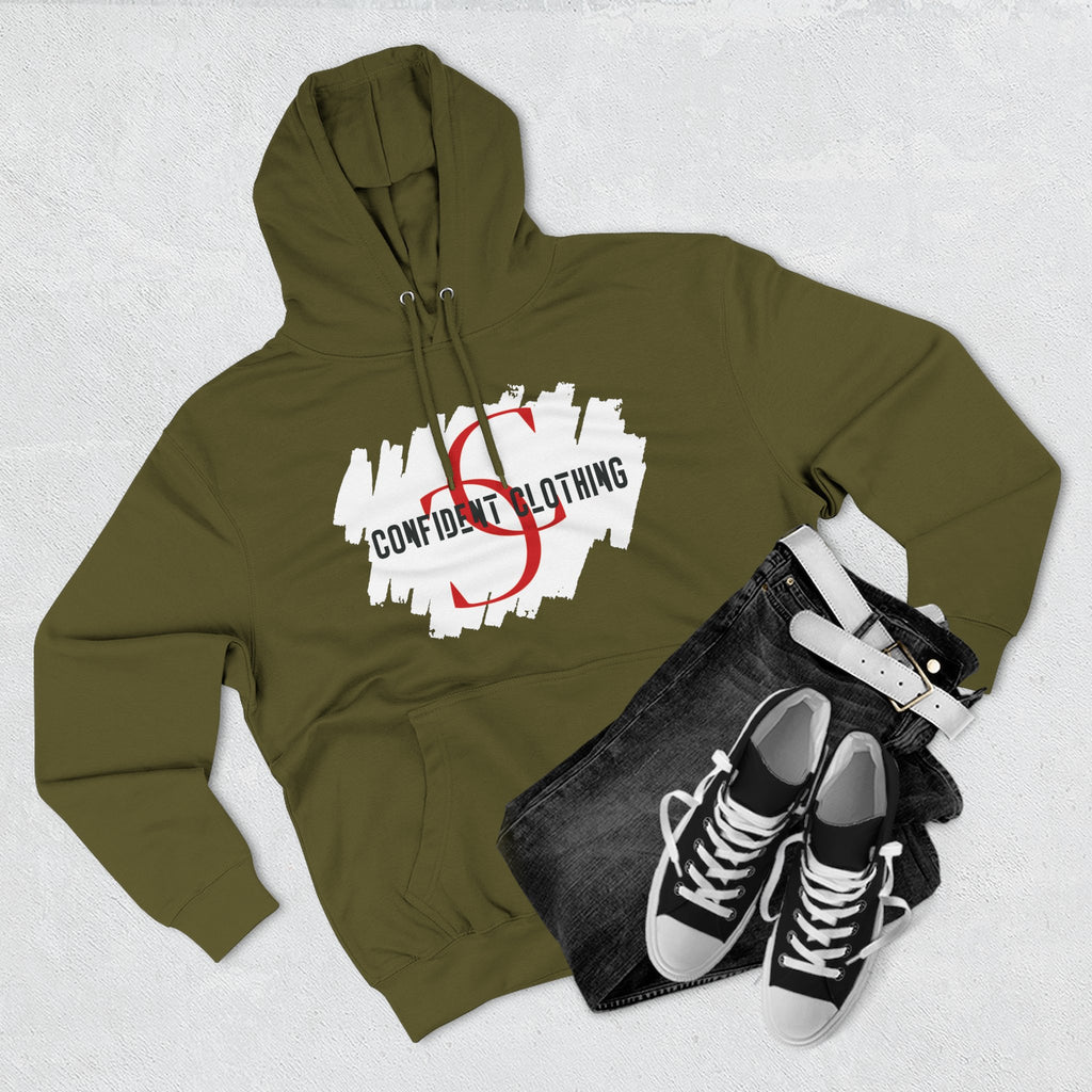 1.8 Confident Clothing Logo Fleece Hoodie