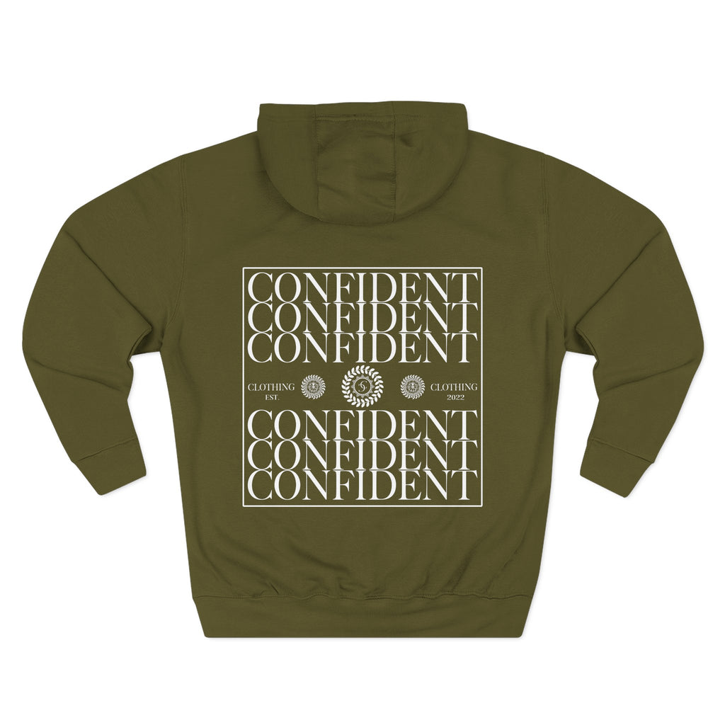 0.9 Confident Clothing Graphic Fleece Hoodie