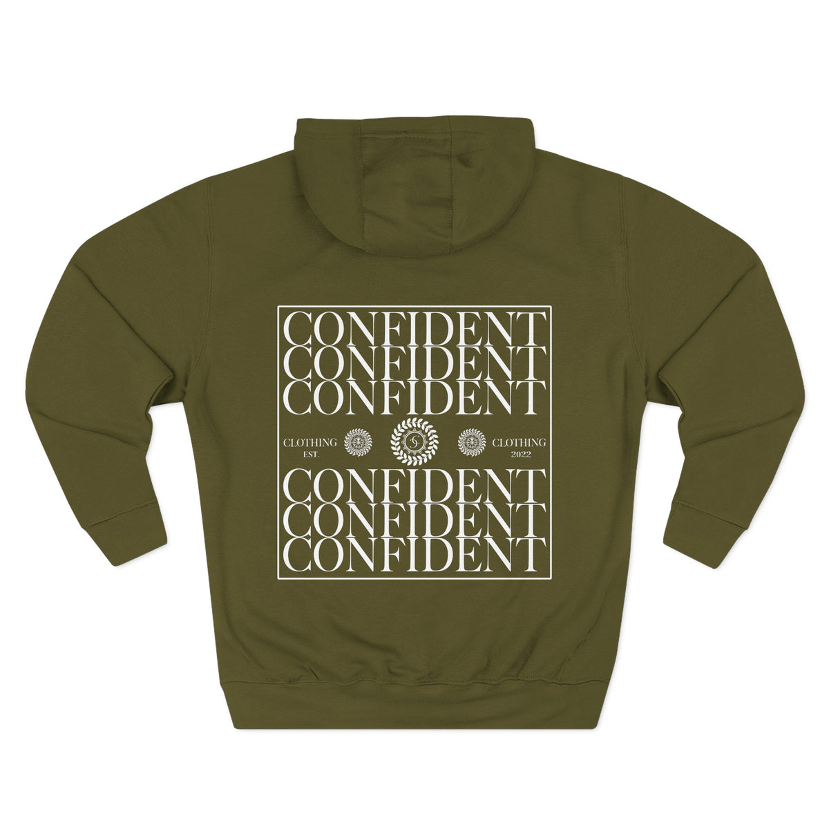 0.9 Confident Clothing Graphic Fleece Hoodie