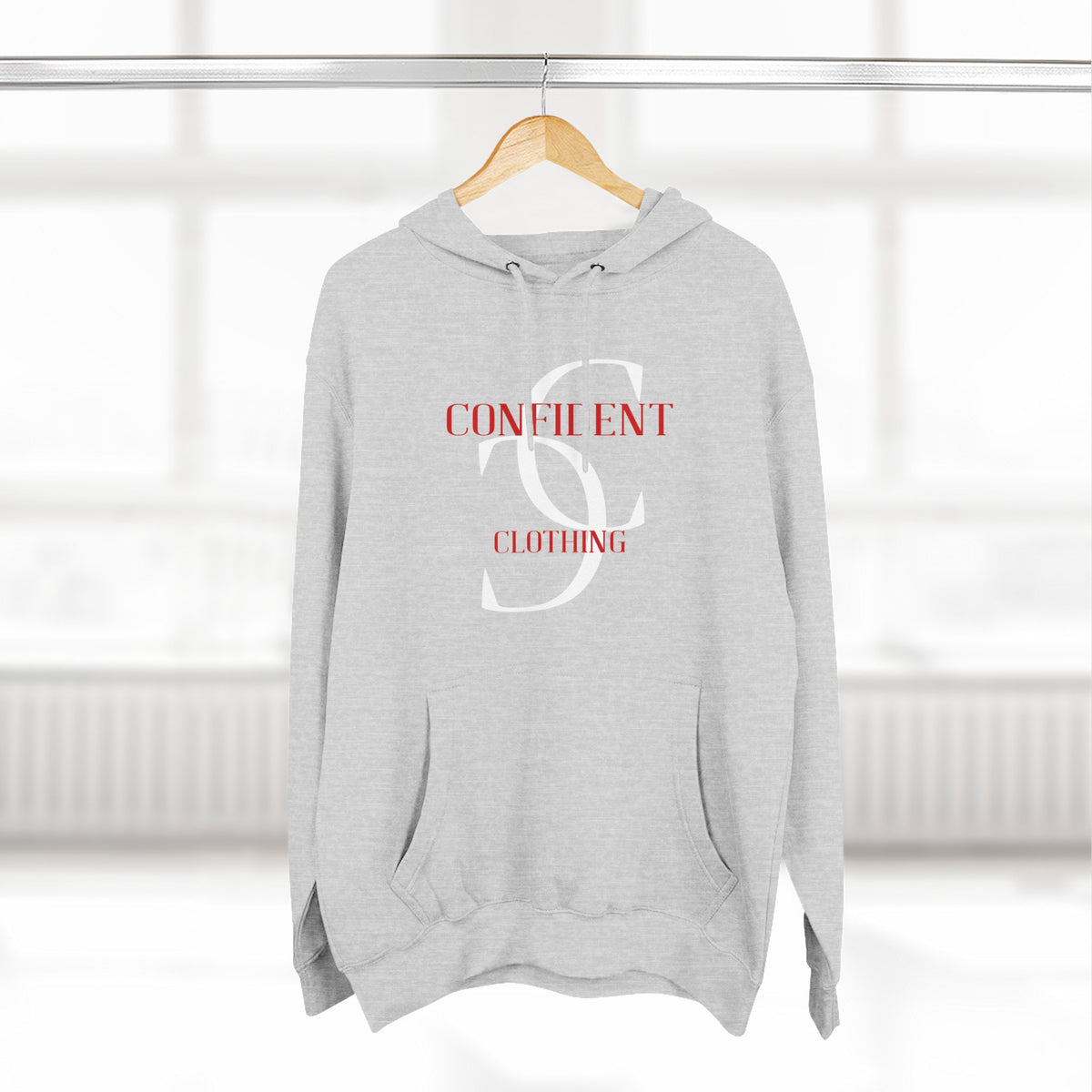 0.5 Confident Clothing Big Face Fleece Hoodie