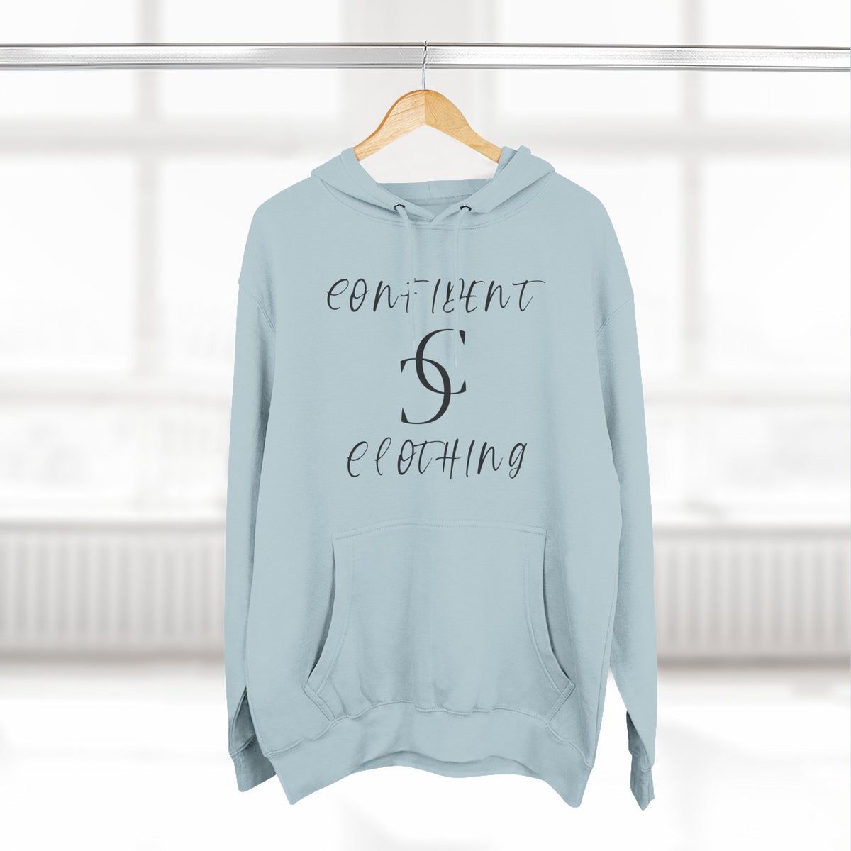 0.4 Confident Slaying Inspirational Fleece Hoodie
