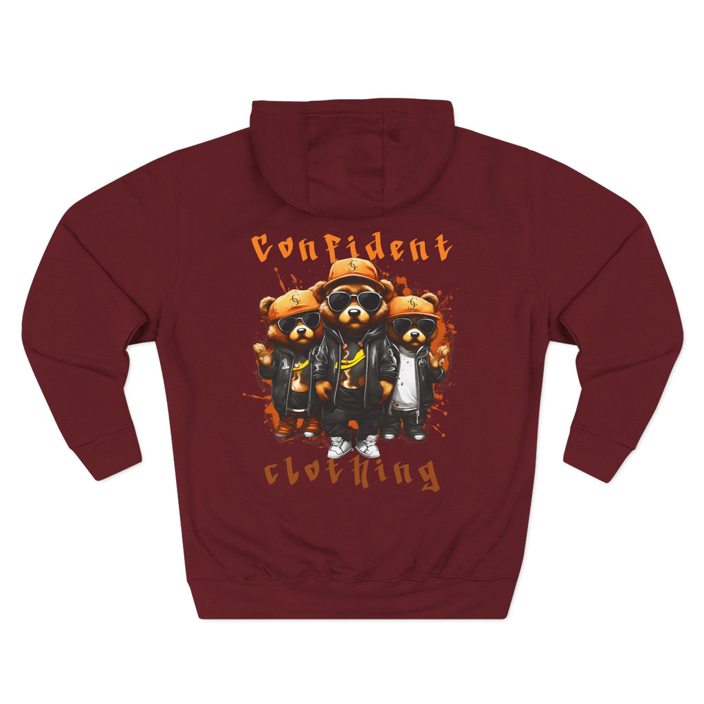 Confident Clothing Raccoon Crew Fleece Hoodie