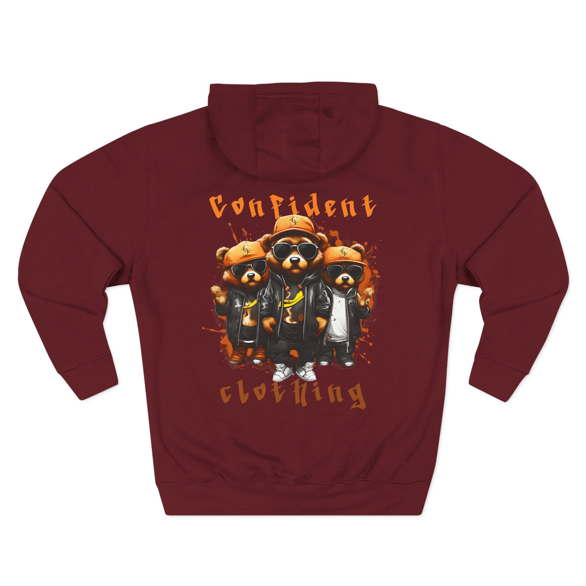 Confident Clothing Raccoon Crew Fleece Hoodie