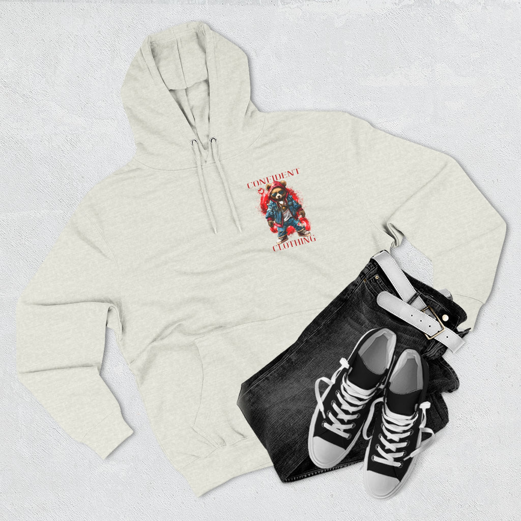 Confident Clothing Galaxy Bear Graphic Hoodie