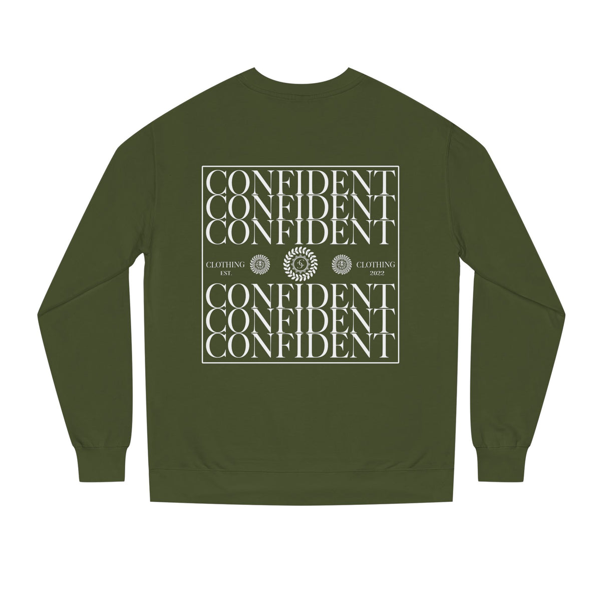 0.5 Confident Clothing Unisex Crew Neck Sweatshirt