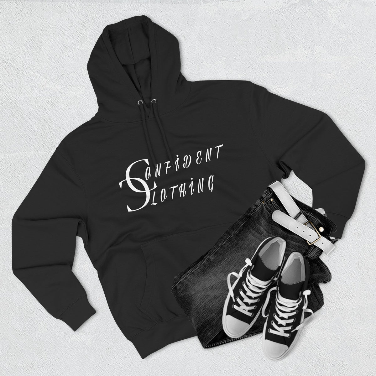 0.3 Confident Slaying Inspirational Fleece Hoodie