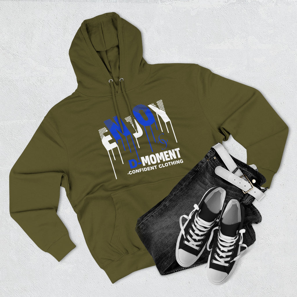 1.0 Confident Clothing Enjoy D Moment Drip Graphic Fleece Hoodie