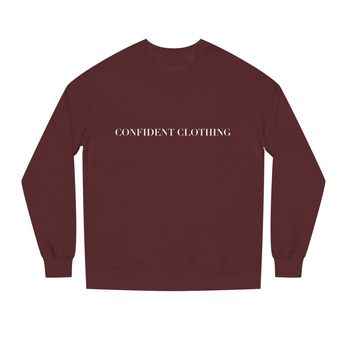 0.8 Confident Clothing Unisex Crew Neck Sweatshirt