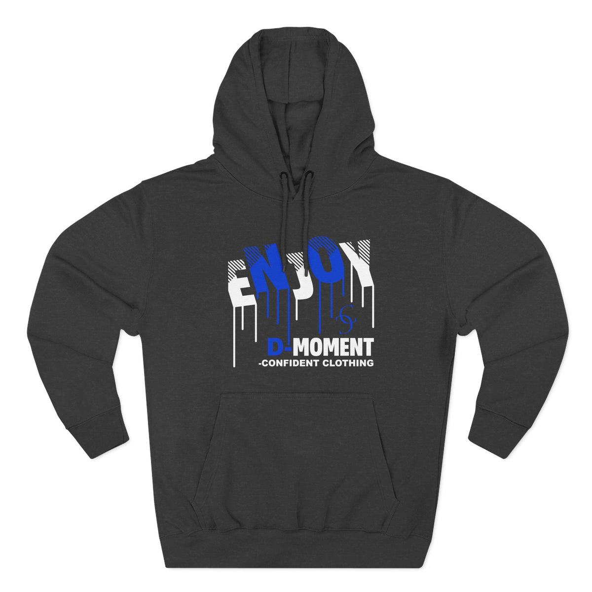 1.0 Confident Clothing Enjoy D Moment Drip Graphic Fleece Hoodie