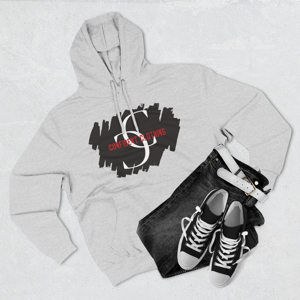 1.9 Confidence Clothing Graphic Fleece Hoodie