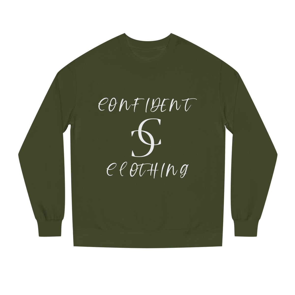 0.6 Confident Clothing Unisex Crew Neck Sweatshirt