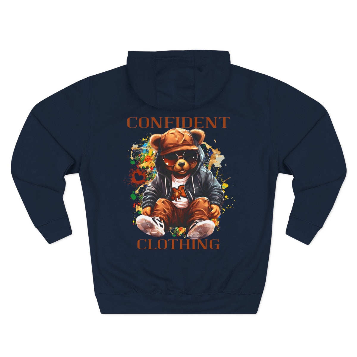 0.4 Confident Clothing Cool Bear Graphic Hoodie