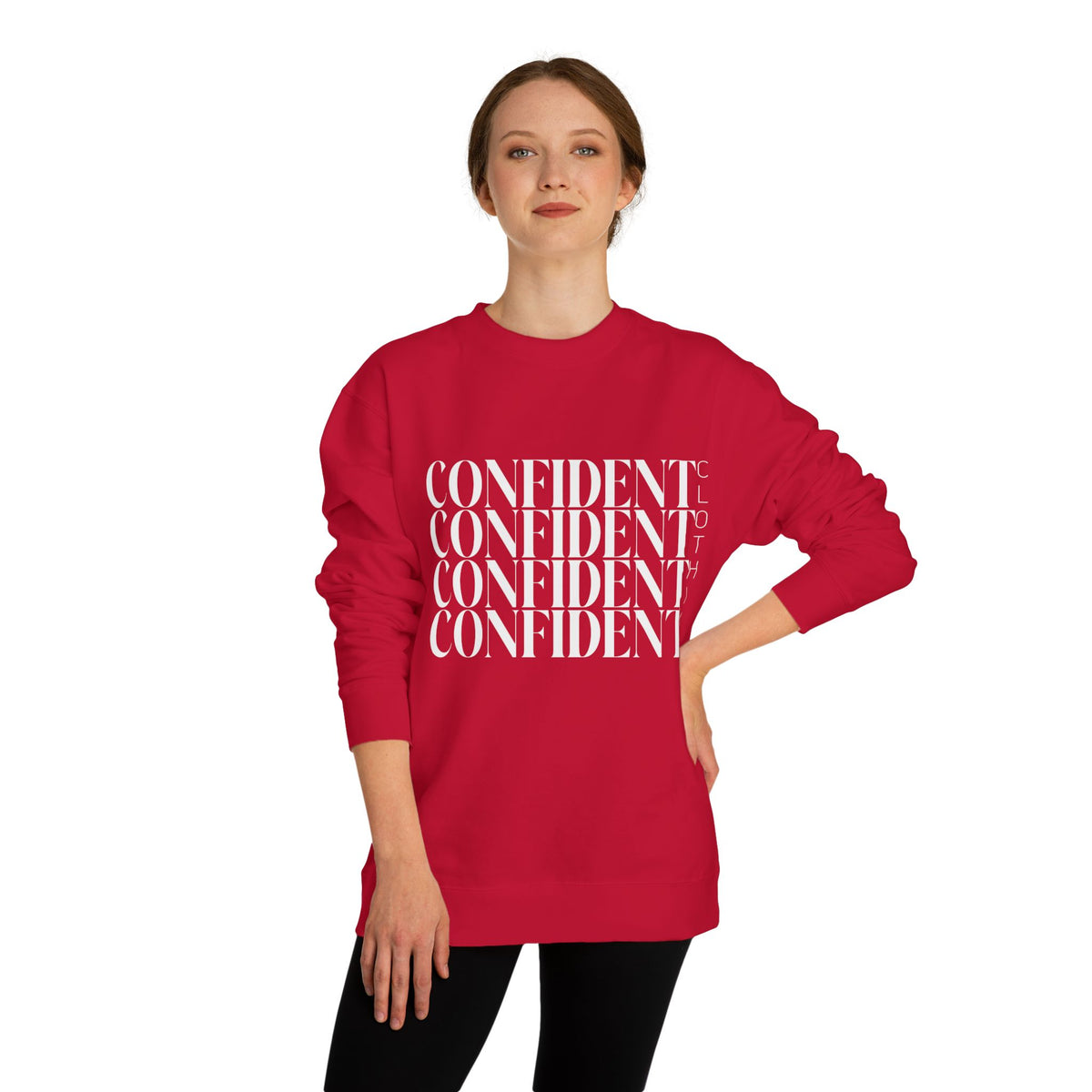 2.2 Confident Clothing Unisex Crew Neck Sweatshirt