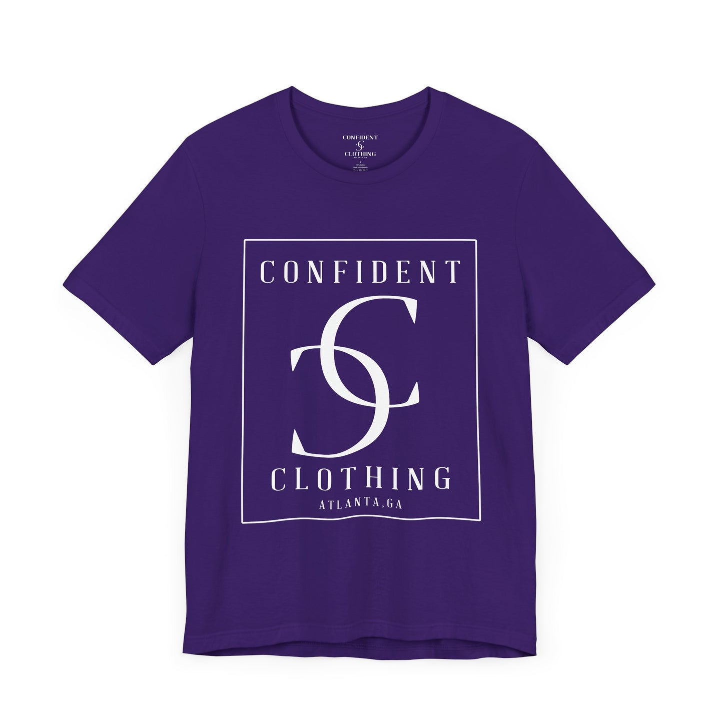 cc (Unisex) multi-color Jersey Short Sleeve Tee (white logo)