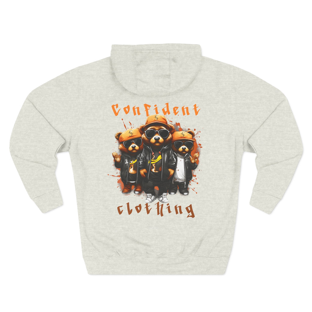 Confident Clothing Raccoon Crew Fleece Hoodie
