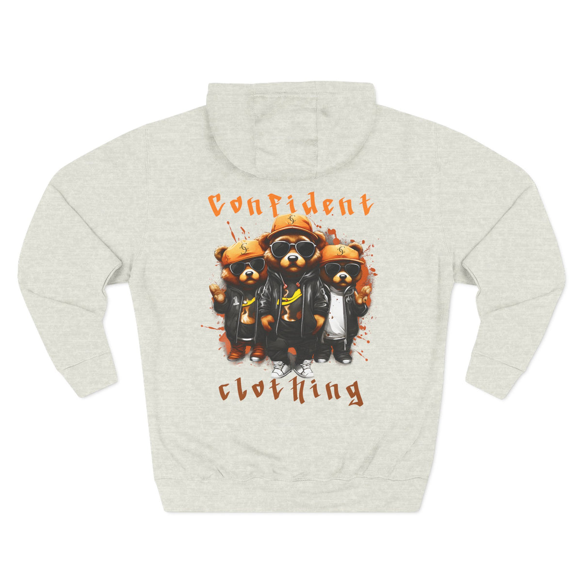 Confident Clothing Raccoon Crew Fleece Hoodie