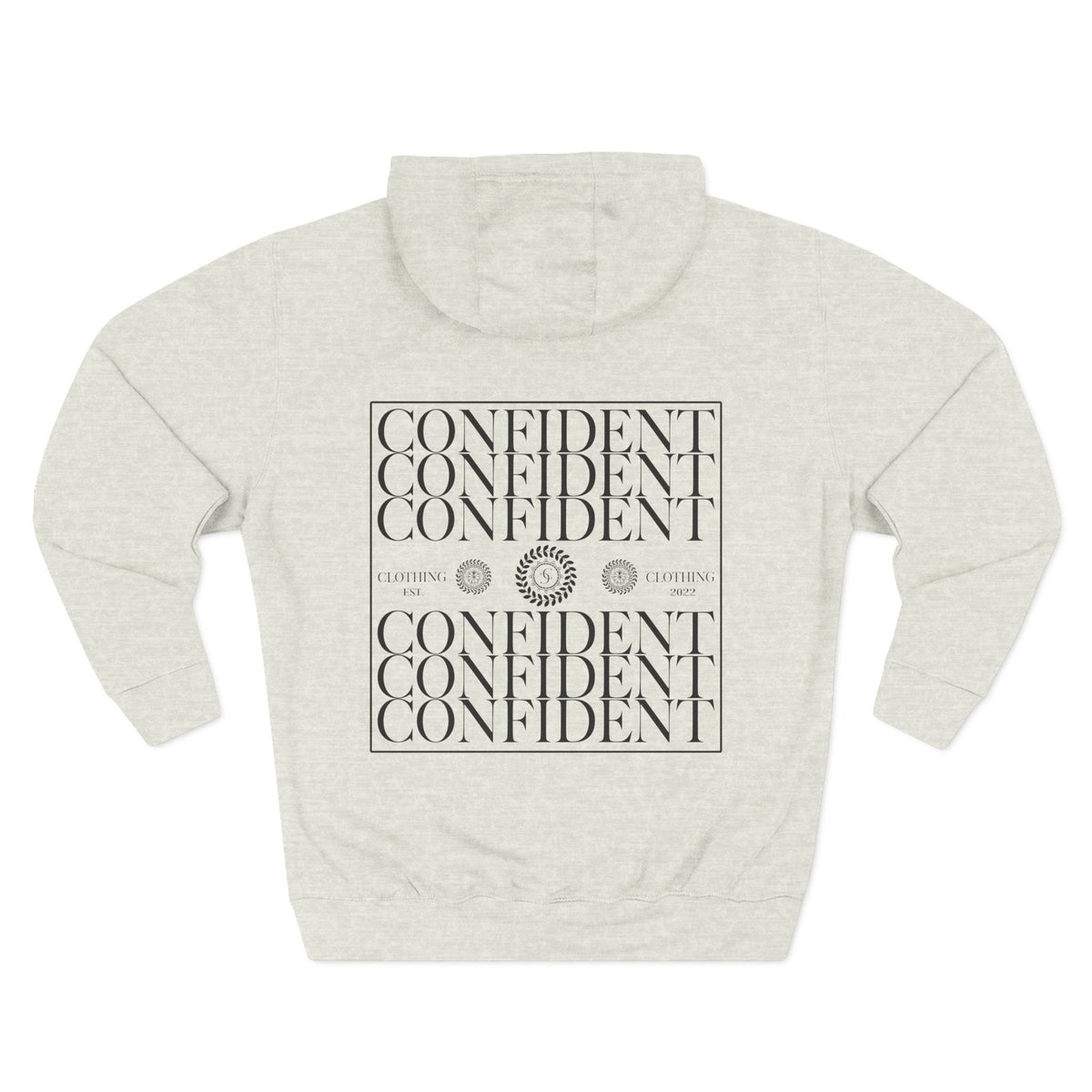 1.2 Confident Clothing Casual Graphic Fleece Hoodie