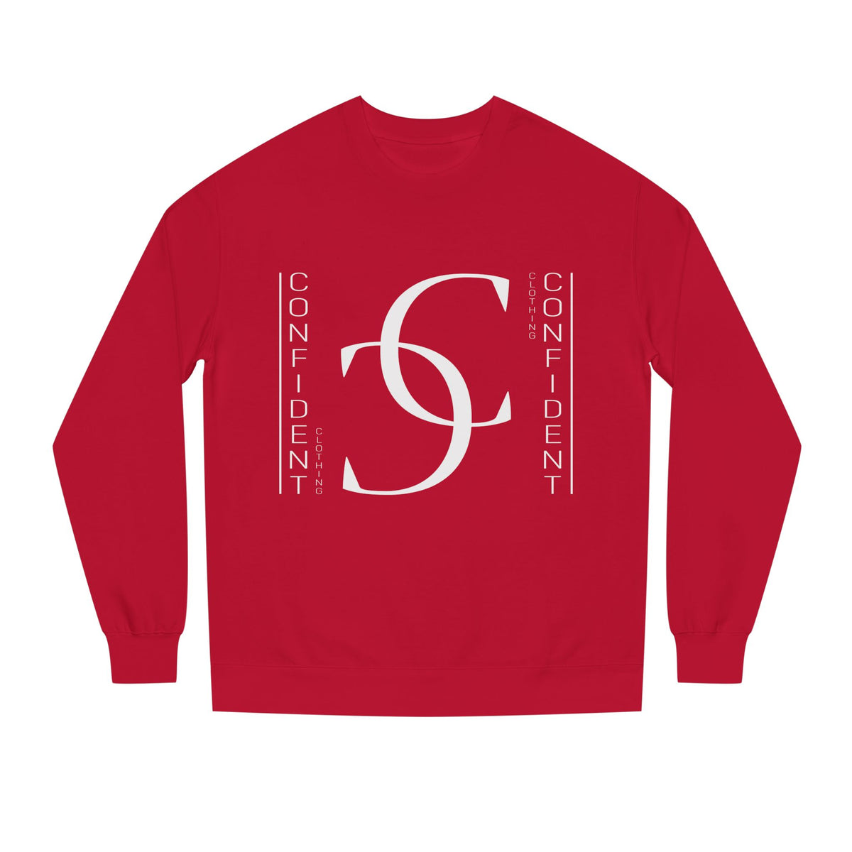 0.2 Confident Clothing Unisex Crew Neck Sweatshirt