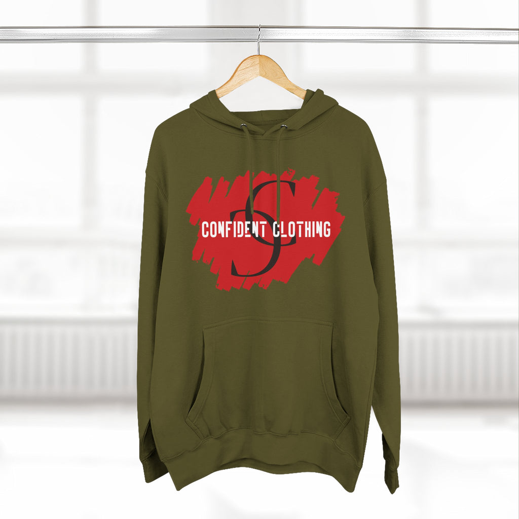 1.6 Confident Clothing Graphic Fleece Hoodie
