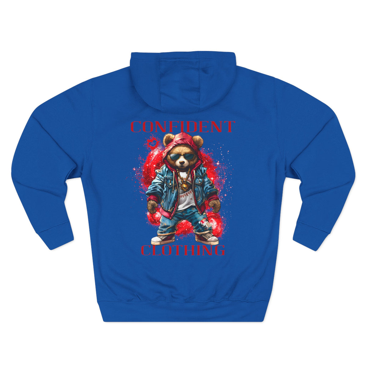 Confident Clothing Galaxy Bear Graphic Hoodie