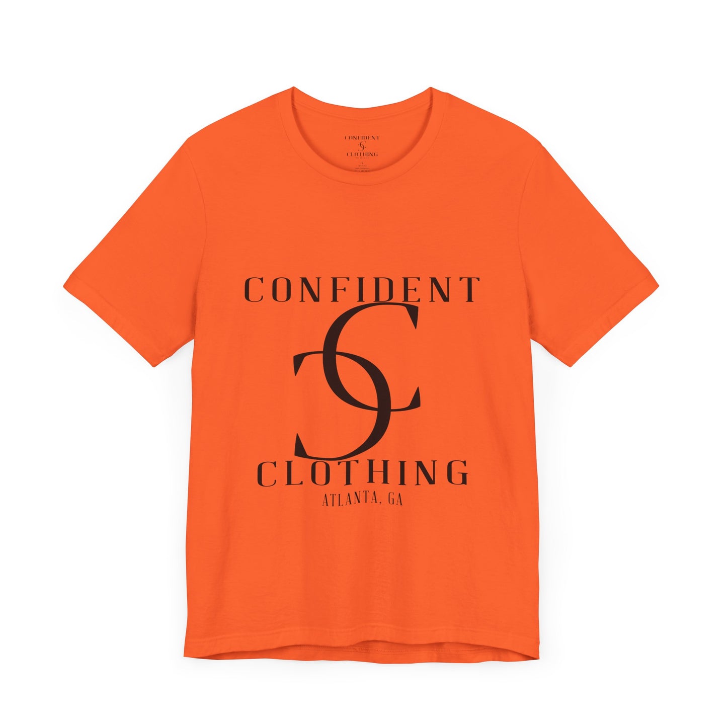cc (Unisex) Confident Clothing Luxury Jersey Short Sleeve Tee (mustard)