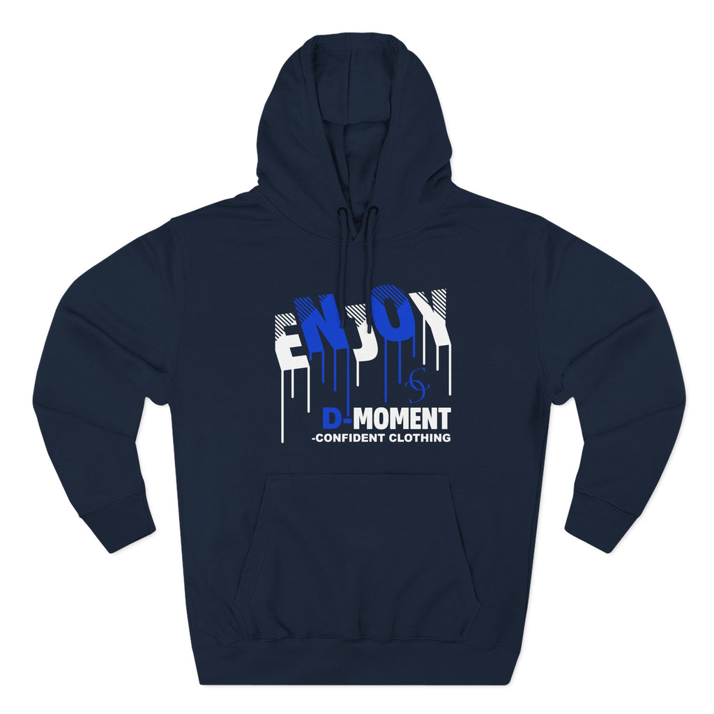1.0 Confident Clothing Enjoy D Moment Drip Graphic Fleece Hoodie