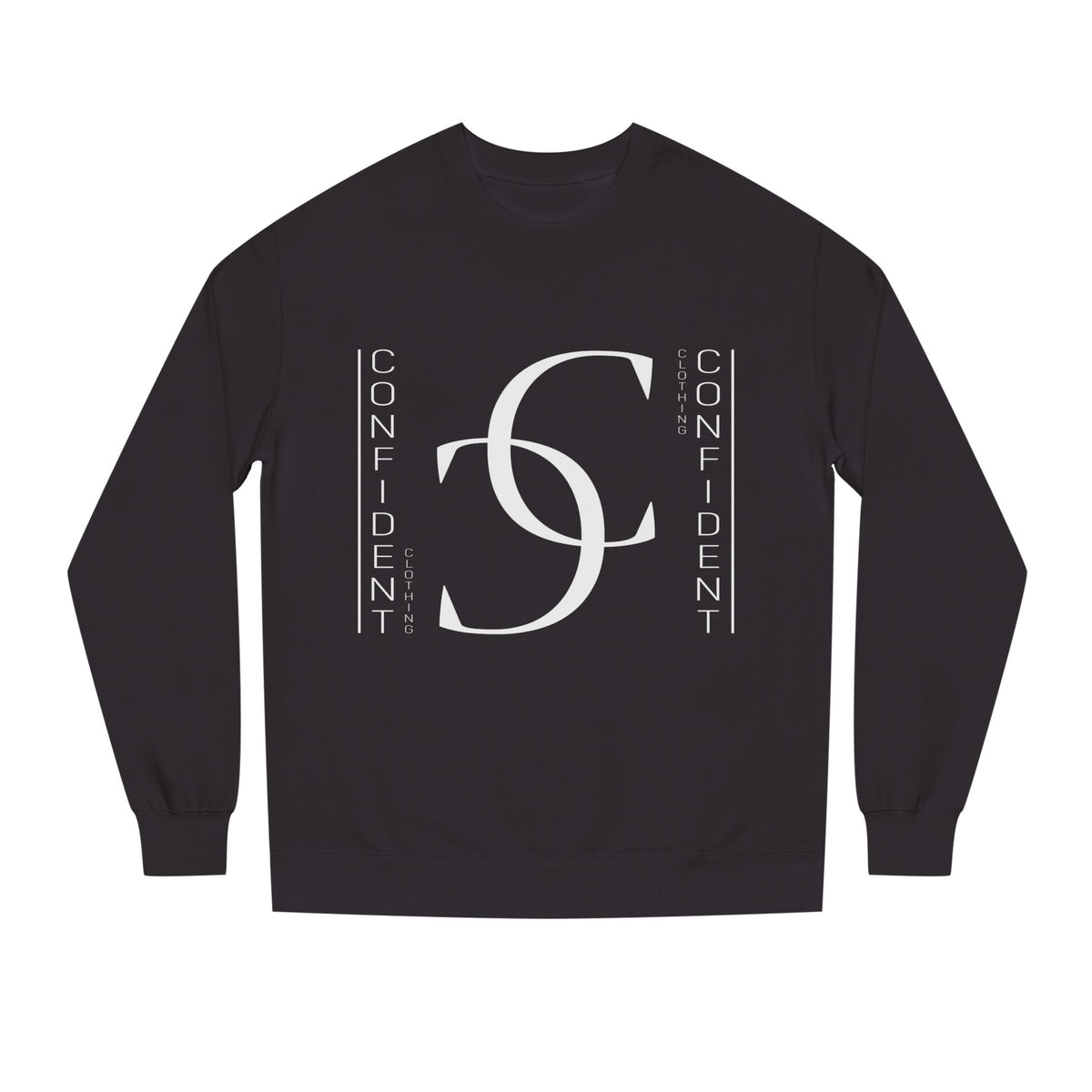 0.2 Confident Clothing Unisex Crew Neck Sweatshirt