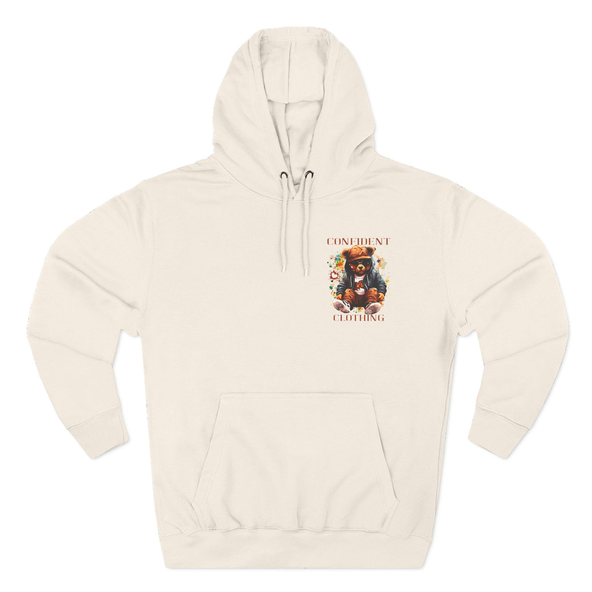 0.4 Confident Clothing Cool Bear Graphic Hoodie