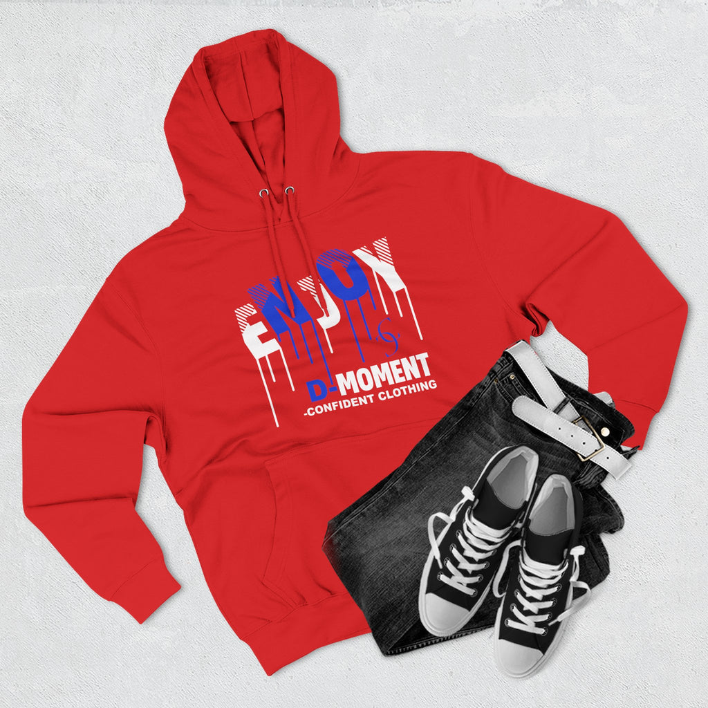 1.0 Confident Clothing Enjoy D Moment Drip Graphic Fleece Hoodie