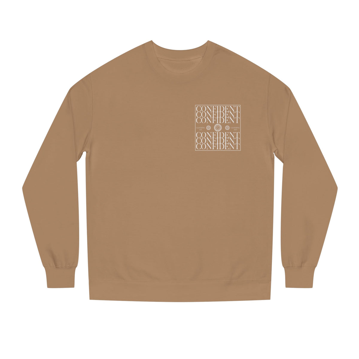 0.5 Confident Clothing Unisex Crew Neck Sweatshirt
