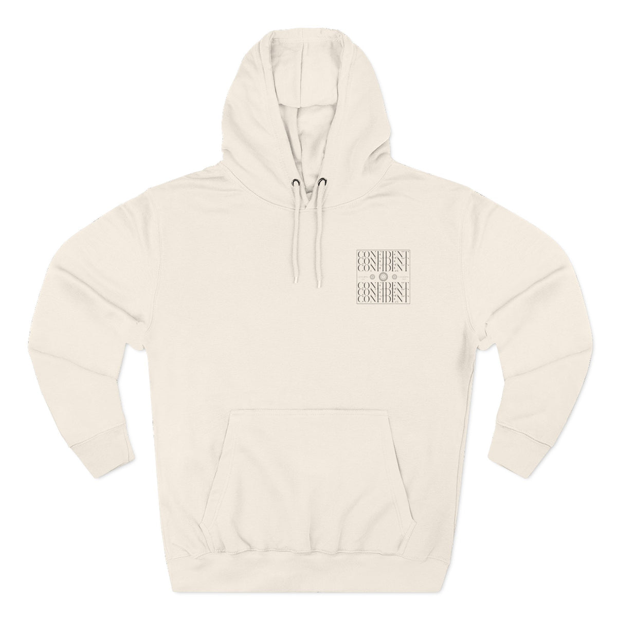 0.9 Confident Clothing Graphic Fleece Hoodie
