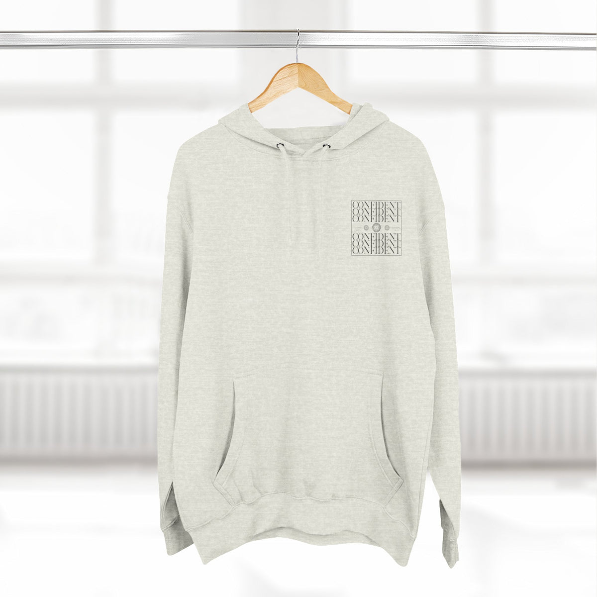 0.9 Confident Clothing Graphic Fleece Hoodie