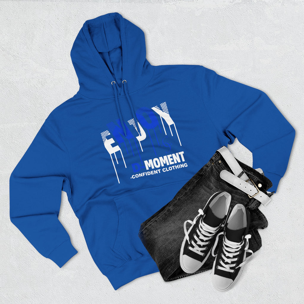 1.0 Confident Clothing Enjoy D Moment Drip Graphic Fleece Hoodie