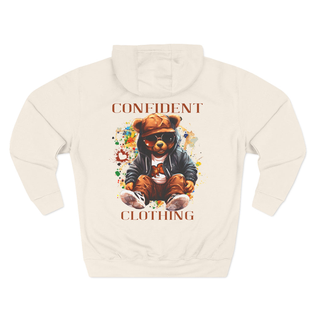 0.4 Confident Clothing Cool Bear Graphic Hoodie
